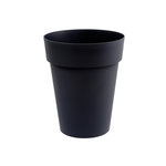 Eda Pot de fleur rond Toscane Ø 44 x H.53 cm - Anthracite - Eda