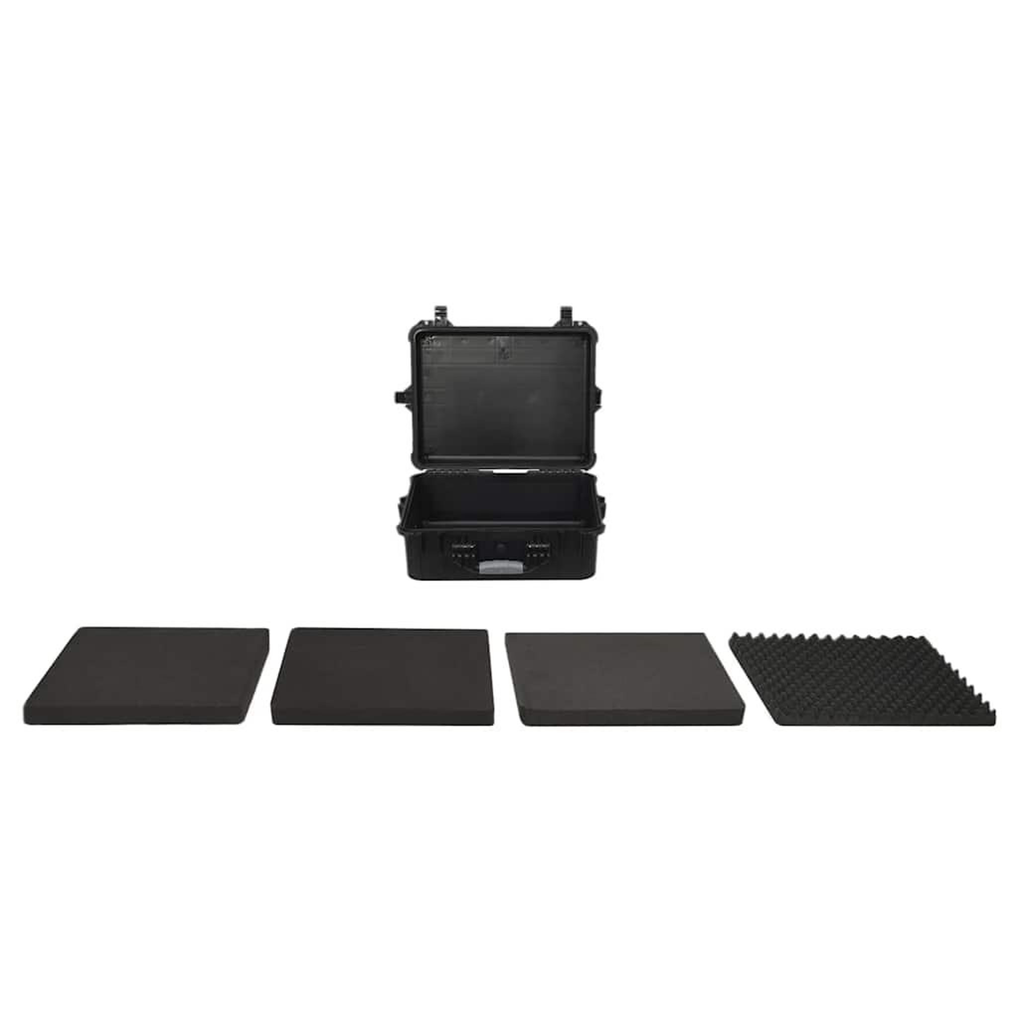 Voir la diapositive 2 : VIDAXL Valise de vol portable noir 55x43x21 cm pp