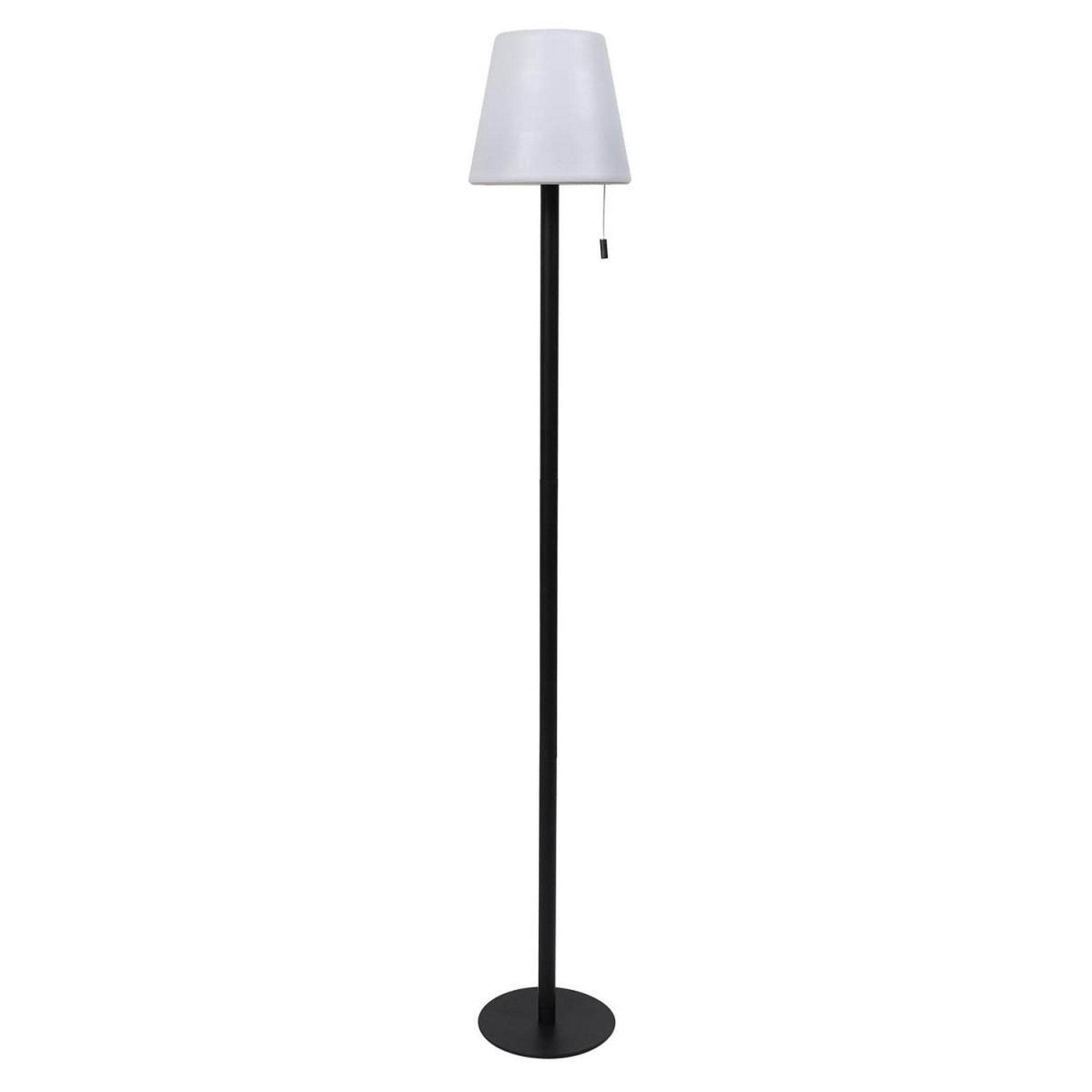The Home Deco Factory Lampadaire à led intérieur & extérieur  rgb  160cm blanc & noir