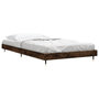 Voir la diapositive 4 : VIDAXL Cadre de lit sans matelas chene fume 100x200 cm bois ingenierie