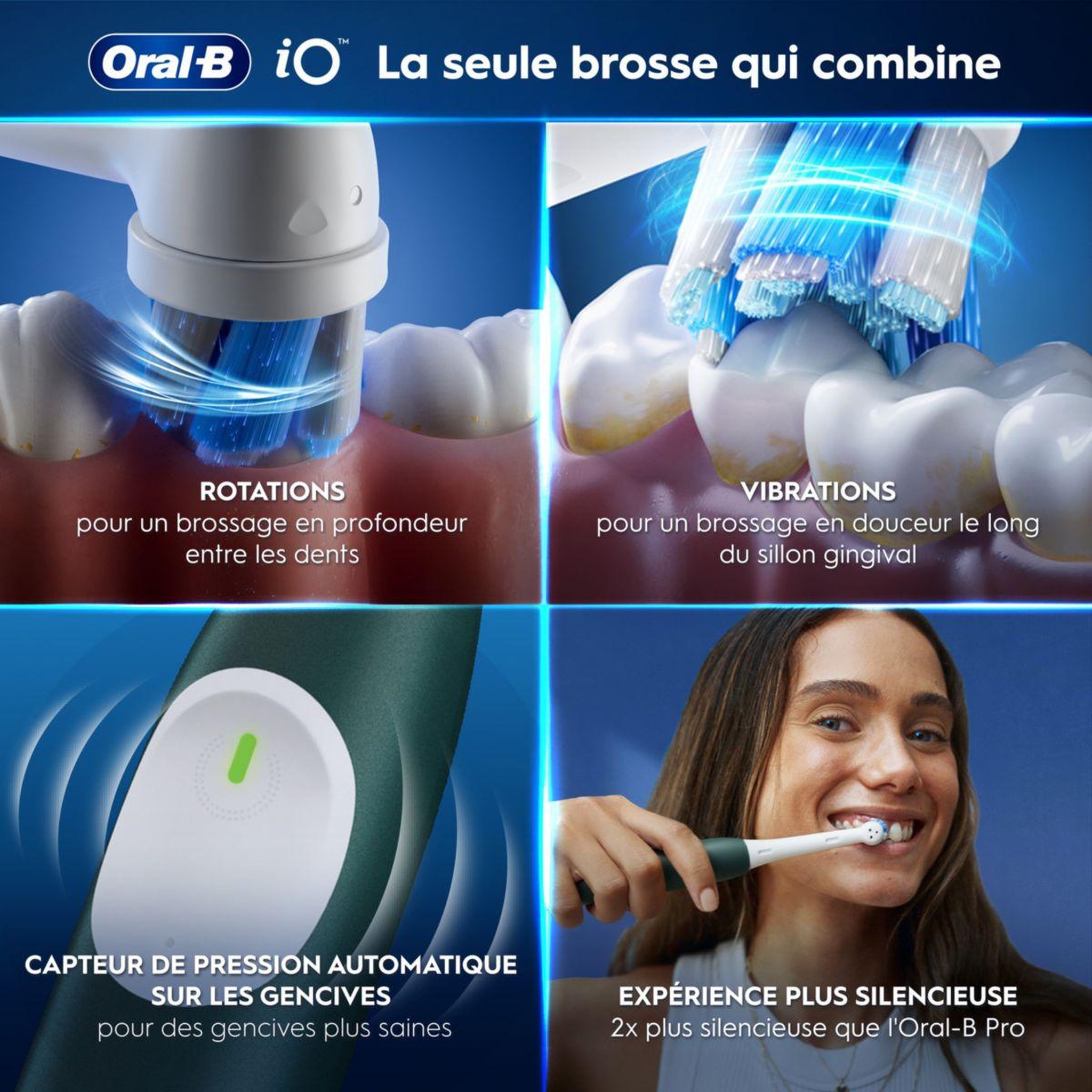 Voir la diapositive 4 : ORAL B Brosse à dents électrique a dents io2 edition tour de france