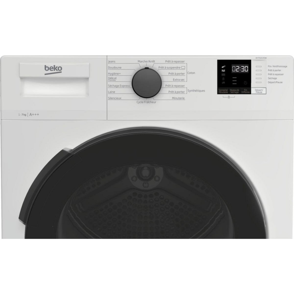 Beko Sèche linge pompe à chaleur DH7512CA0W
