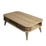Voir la diapositive 1 : Habitat et Jardin Table basse en bois  Eylul  - 105 x 60 x 34 cm - Marron