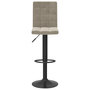 Voir la diapositive 3 : VIDAXL Tabouret de bar Gris clair Velours