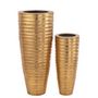 Voir la diapositive 2 : Paris Prix Lot de 2 Vases Déco en Métal  Egypte  122cm Or