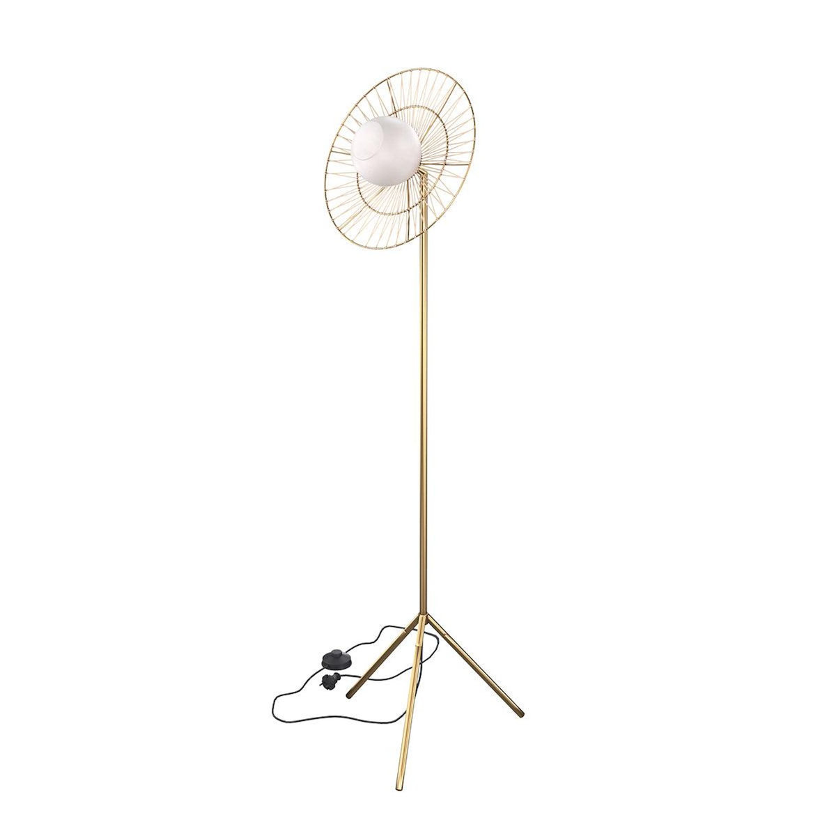 Rendez vous déco Lampadaire en métal doré 156 cm-Bandia