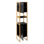 Voir la diapositive 2 : FIVE Colonne 2 Portes  Natureo  170cm Noir