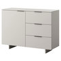Voir la diapositive 1 : BEST MOBILIER Canterbury - buffet bas - beige - 3 tiroirs et 1 porte - 120 cm