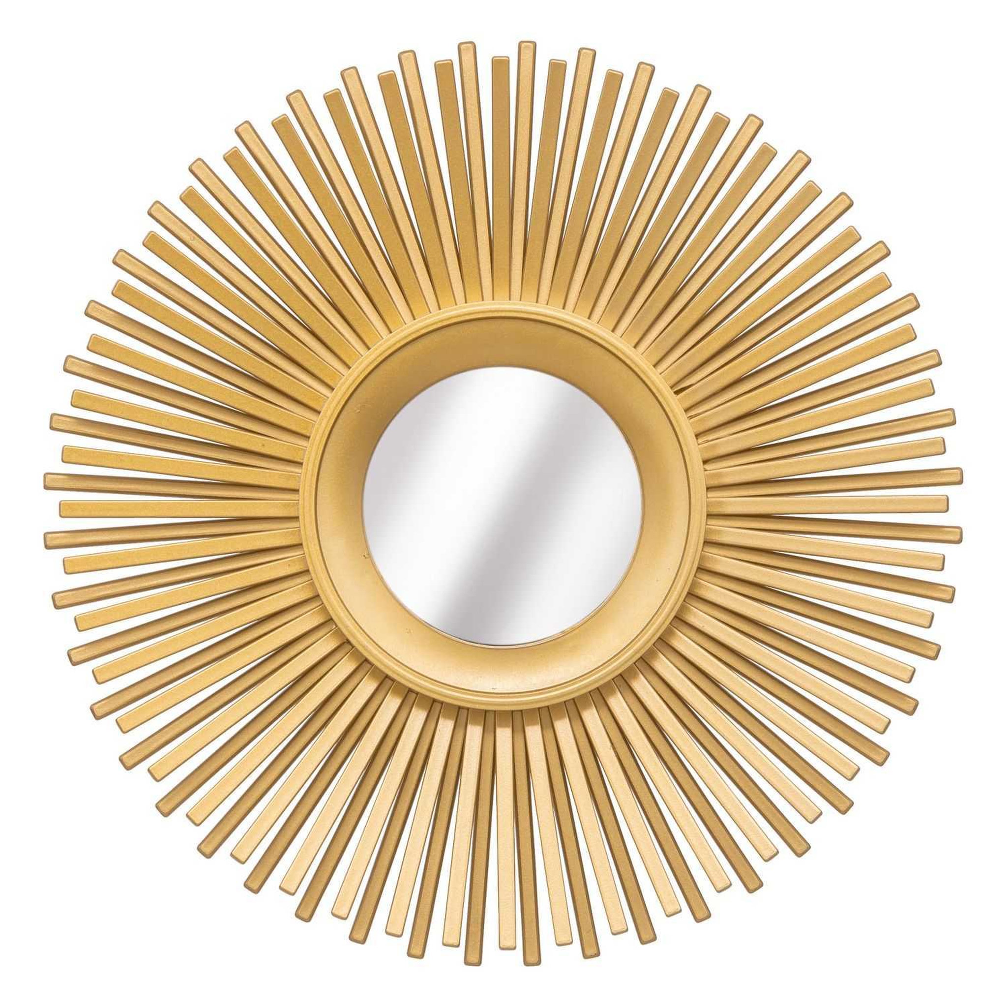 Voir la diapositive 4 : ATMOSPHERA Lot de 3 miroirs soleil - diam. 25 cm - doré