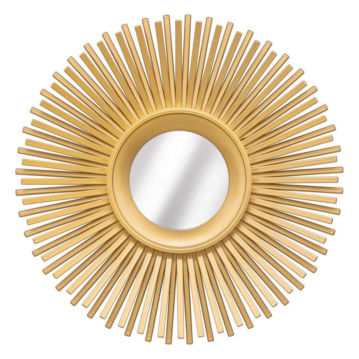 ATMOSPHERA Lot de 3 miroirs Soleil - Diam. 25 cm - Doré