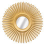 Voir la diapositive 4 : ATMOSPHERA Lot de 3 miroirs Soleil - Diam. 25 cm - Doré