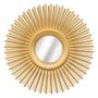 Voir la diapositive 4 : ATMOSPHERA Lot de 3 miroirs Soleil - Diam. 25 cm - Doré