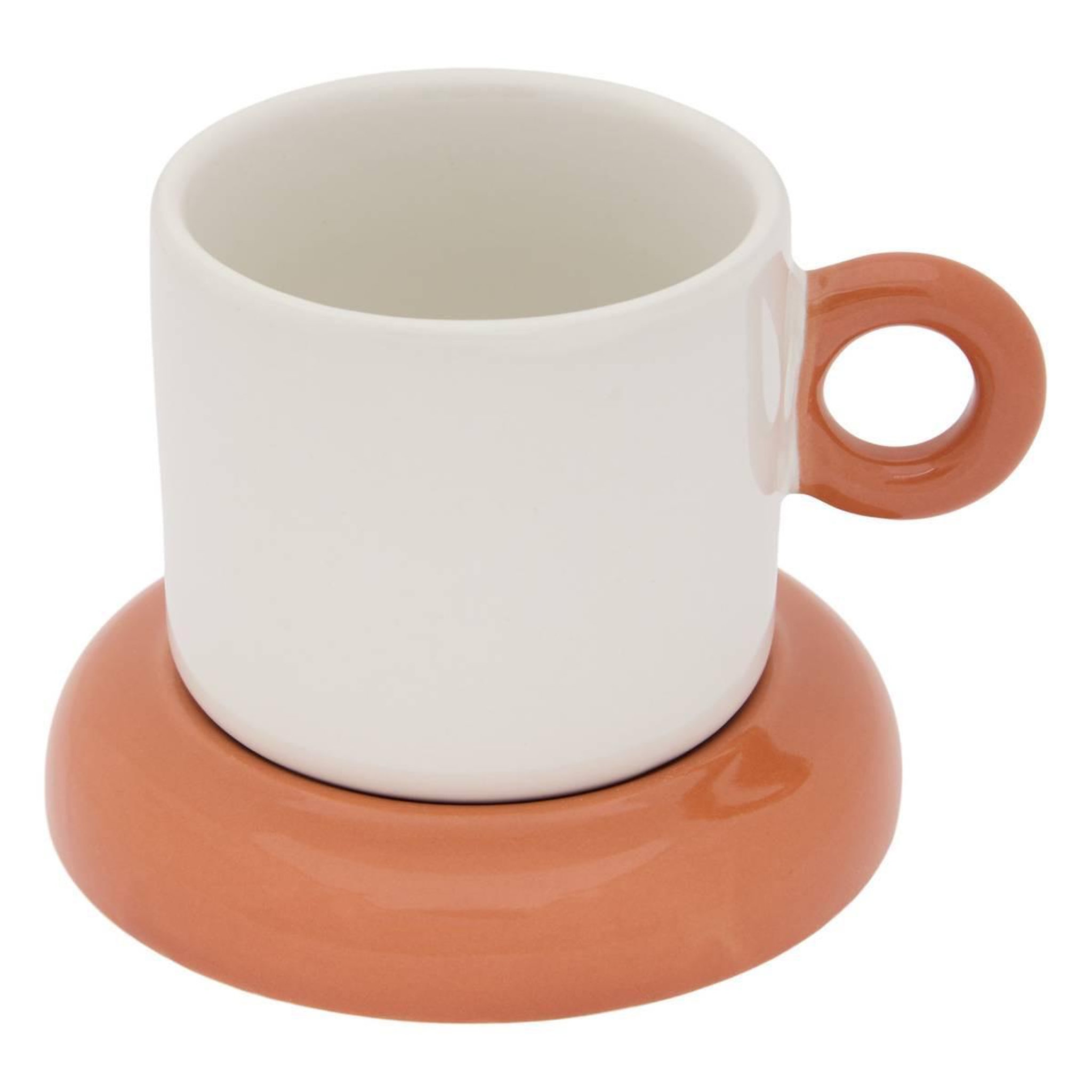 Voir la diapositive 3 : SECRET DE GOURMET Coffret 4 tasses à espresso  homy  11cl multicolore