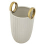 Voir la diapositive 3 : Paris Prix Vase Design en Céramique  Shopping  25cm Blanc
