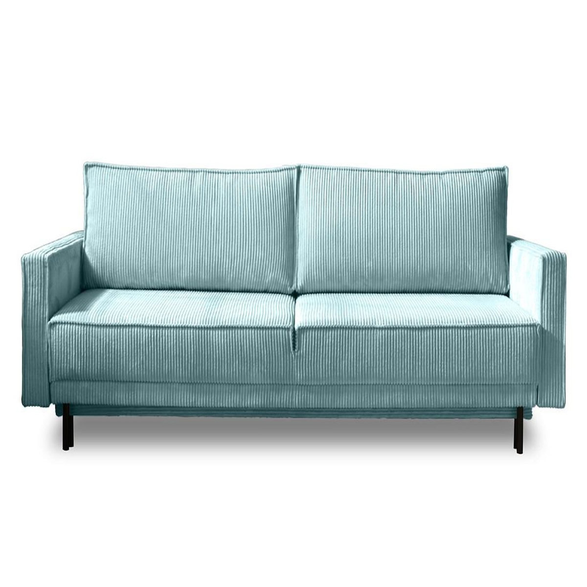 LISA DESIGN Charlie - canapé 3 places convertible avec coffre - en velours côtelé