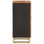 Voir la diapositive 5 : VIDAXL Armoire laterale marron et noir 40x33,5x75 cm bois de manguier