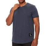 CALVIN KLEIN JEANS T shirt  Homme Calvin Klein Jeans Badge Turn Up J30J323482. Coloris disponibles : Gris