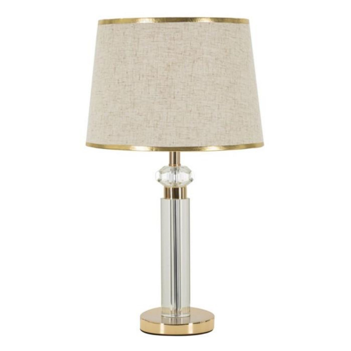 Paris Prix Lampe à Poser Design en Verre  Praga  52cm Or