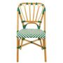 Voir la diapositive 2 : Paris Prix Chaise en Rotin  Danial  85cm Vert Foncé