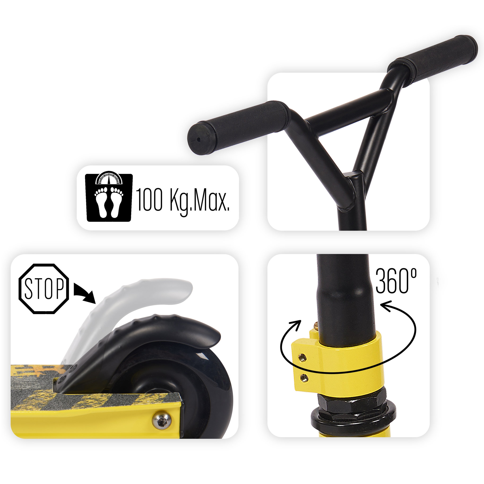 Voir la diapositive 2 : STAMP Trottinette Freestyle 