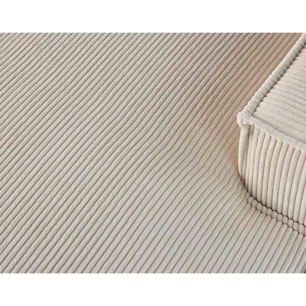 LISA DESIGN Spiaggia - canapé d'angle droit - 4 places - en velours côtelé