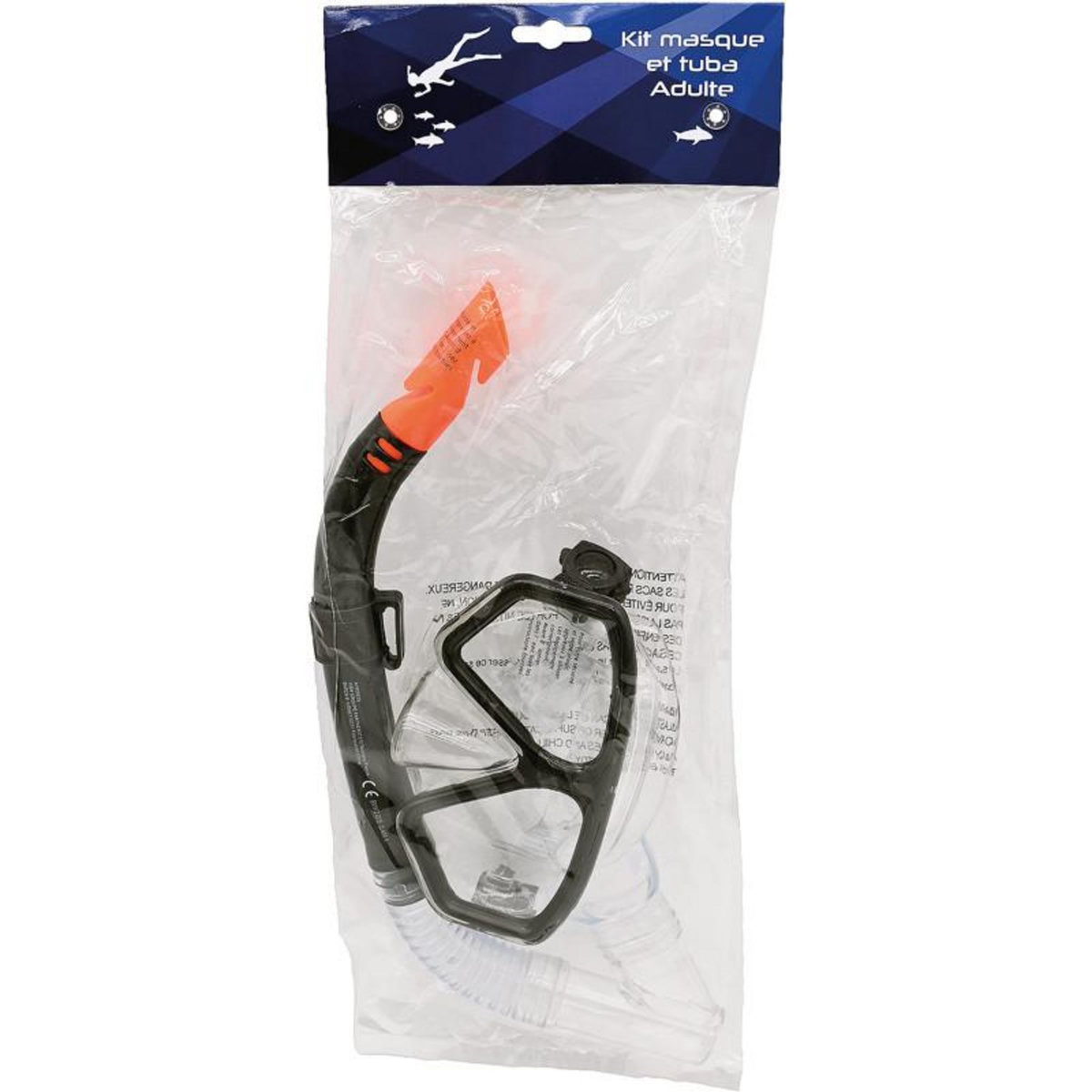 KIT MASQUE + TUBA ADULTE VT T2370 121PBH