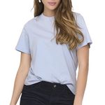 JACQUELINE DE YONG T shirt  ciel Femme JDY Pisa. Coloris disponibles : Bleu