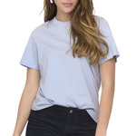 JACQUELINE DE YONG T shirt  ciel Femme JDY Pisa. Coloris disponibles : Bleu