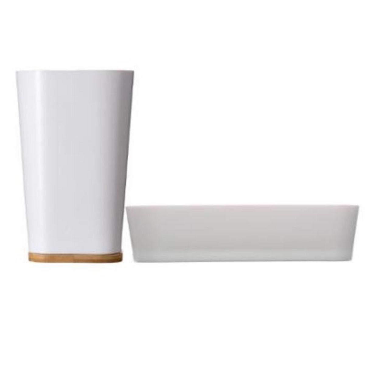 FIVE Porte Savon & Gobelet  Natureo  11cm Blanc