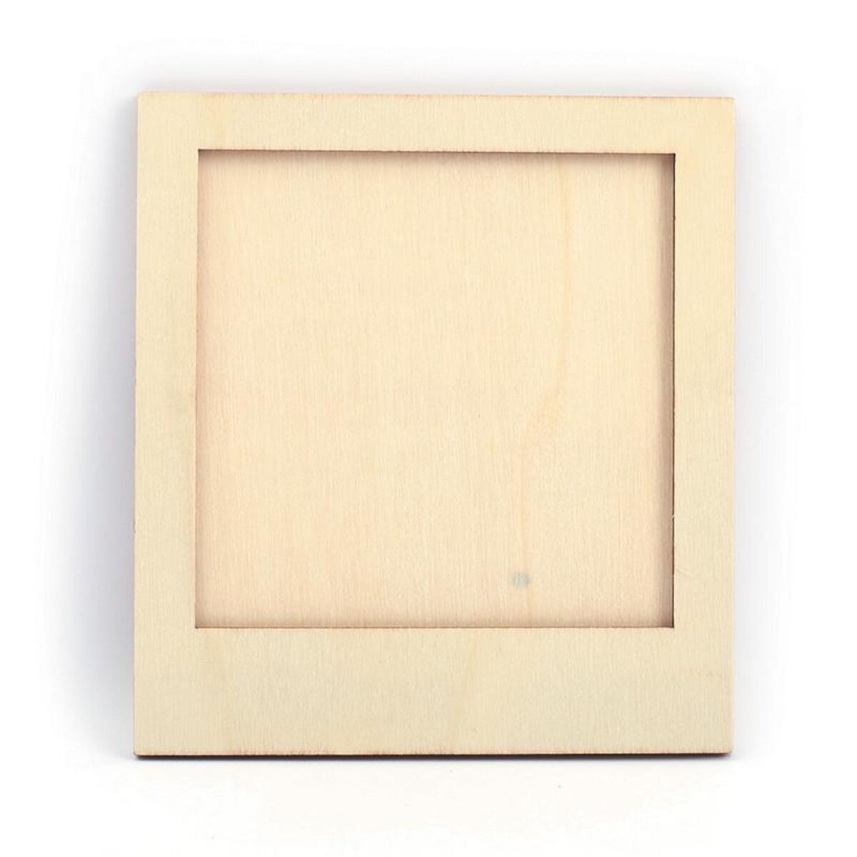 Graine créative Cadre photo en bois à décorer - Polaroïd - 9,4 x 10 cm