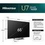 Voir la diapositive 4 : Hisense TV Mini Led 65U7NQ (164cm)