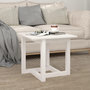Voir la diapositive 4 : VIDAXL Table basse Blanc 50x50x45 cm Bois massif de pin