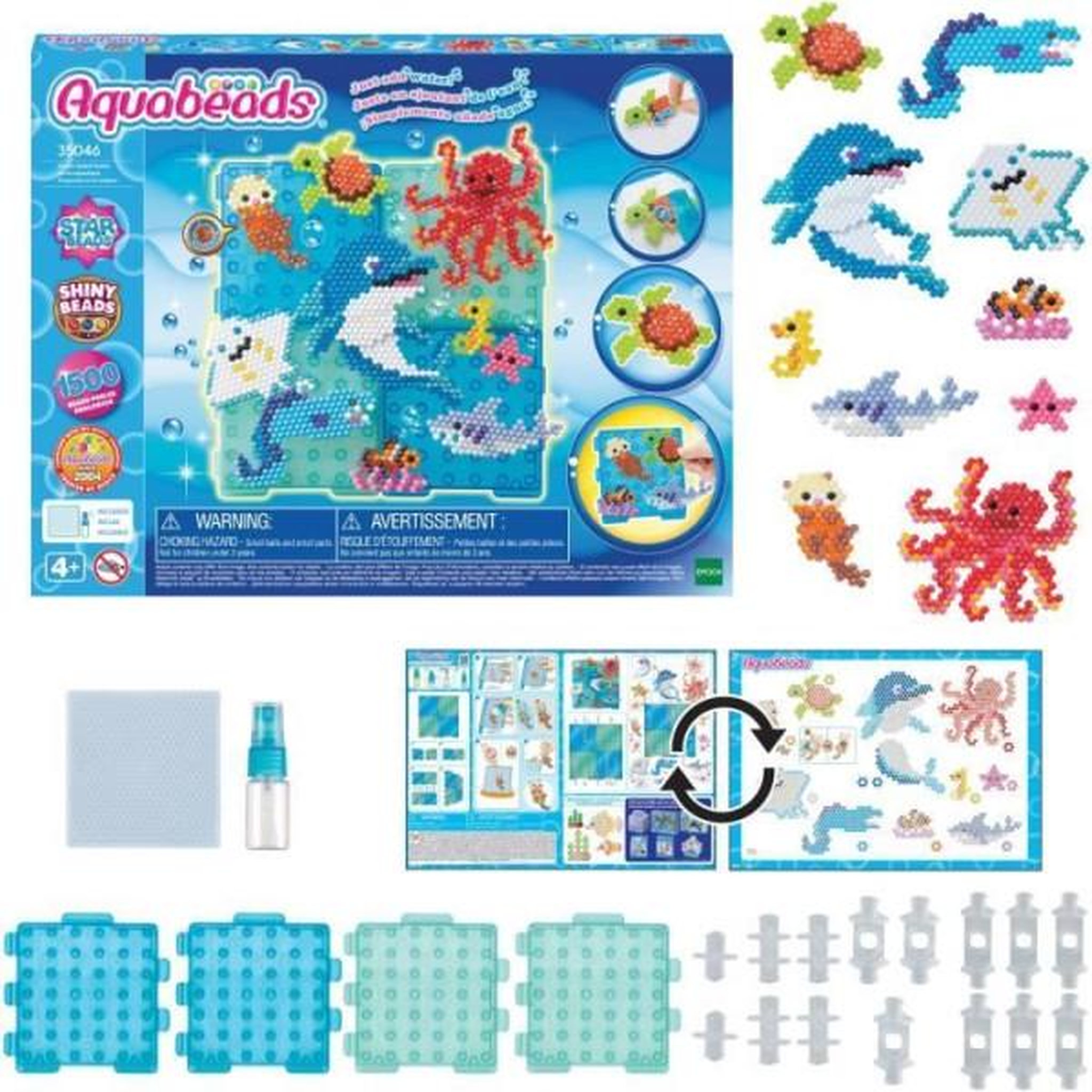 Aquabeads Coffret création - aquabeads 35046 - la vie aquatique