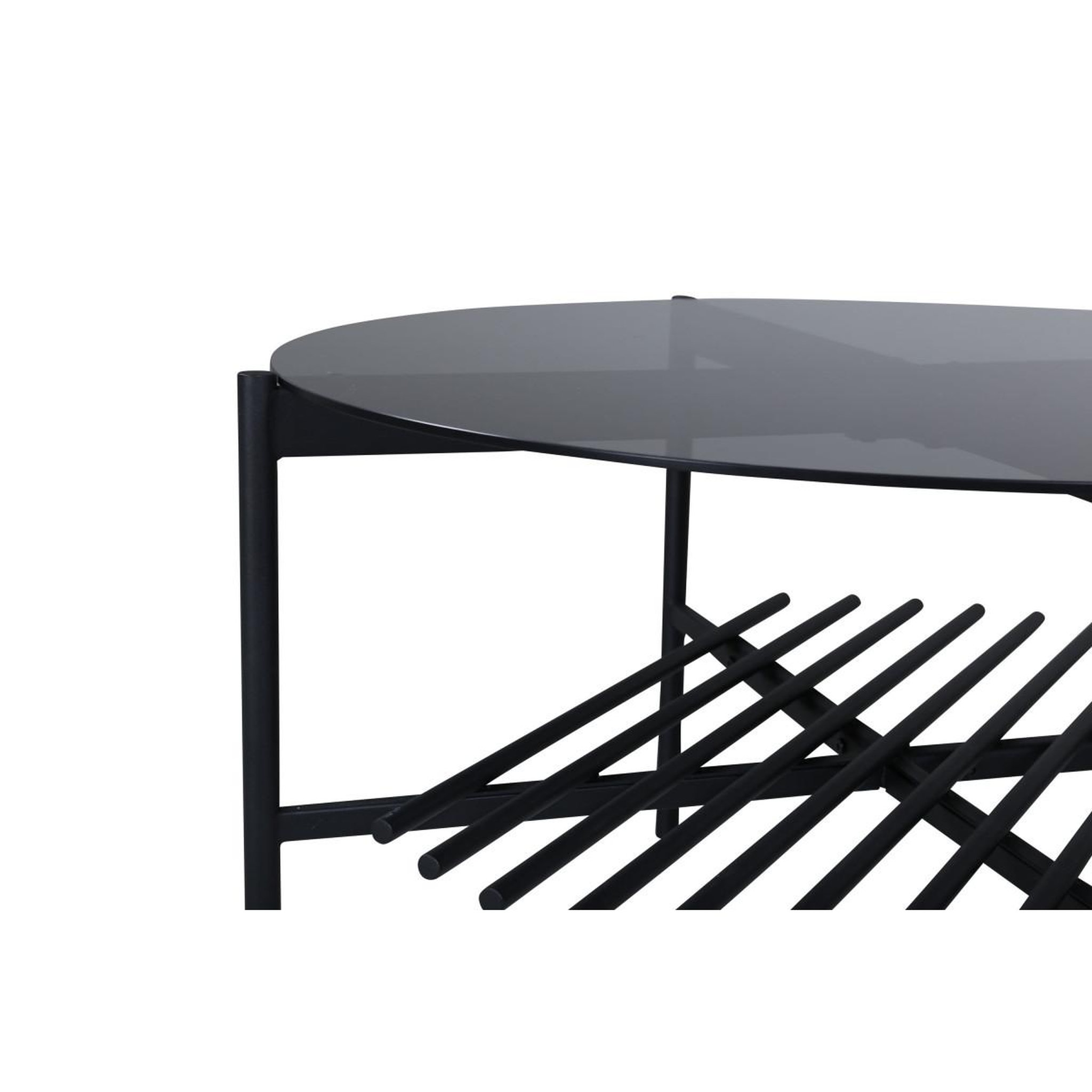 Voir la diapositive 4 : Paris Prix Table basse en verre  von staf  80cm noir