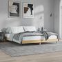 Voir la diapositive 4 : VIDAXL Cadre de lit sans matelas chene sonoma 180x200 cm