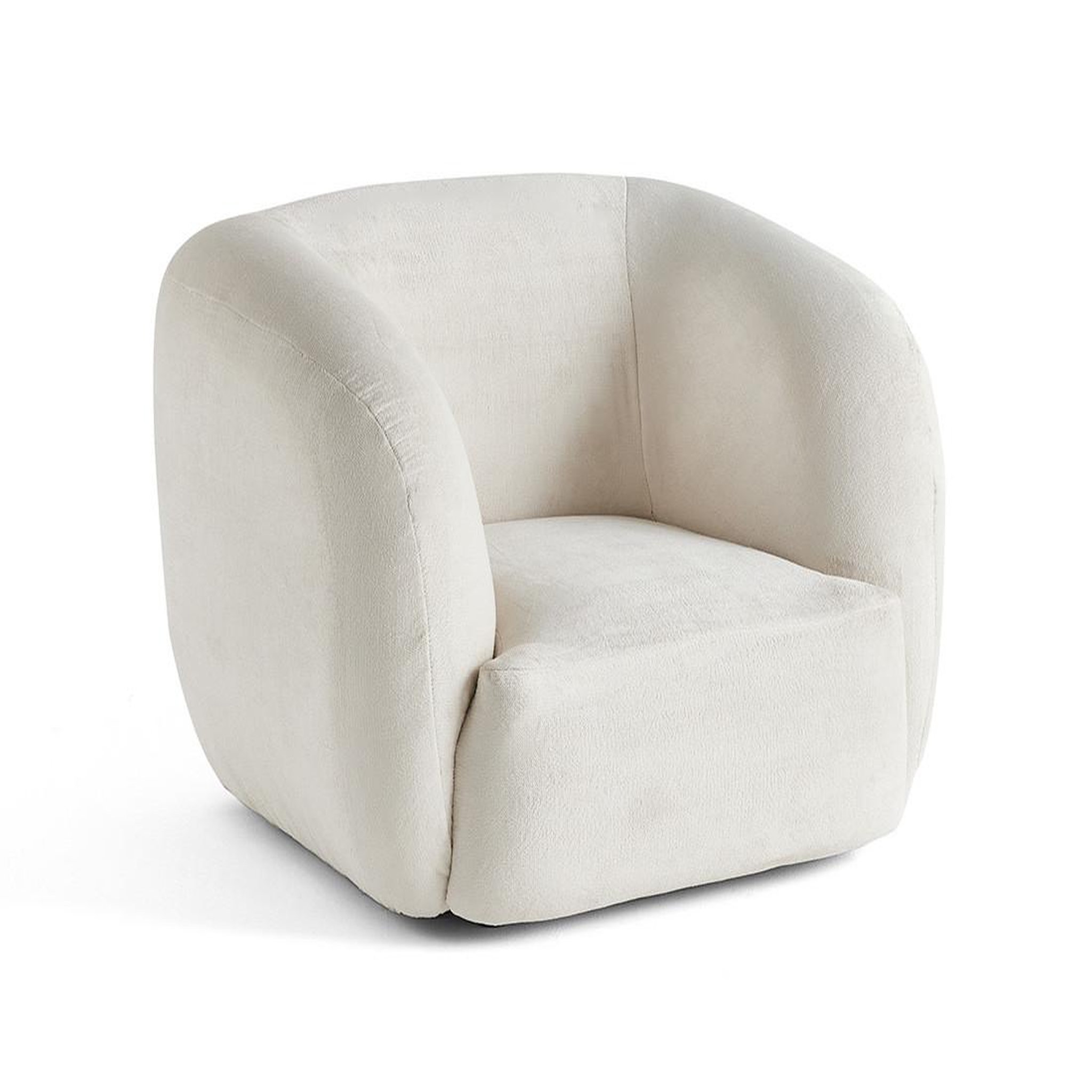Voir la diapositive 4 : LISA DESIGN Ernee - fauteuil cocon - en velours