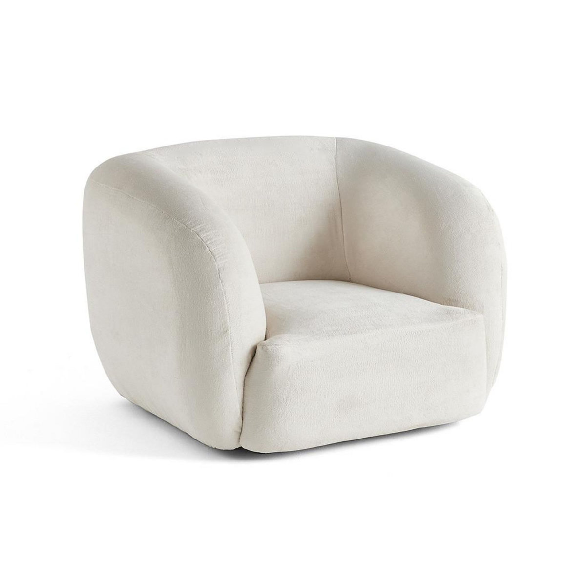 LISA DESIGN Ernee - fauteuil cocon - en velours