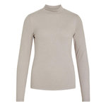 Vila T-Shirt Manches Longues Beige Femme Vila Soline. Coloris disponibles : Beige