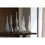 Voir la diapositive 4 : Paris Prix Lot de 3 Vases en Verre  Yoko  64cm Grège