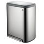 Voir la diapositive 1 : Kitchen move Poubelle de tri sélectif EMPIRE Argent Acier inoxydable 60L
