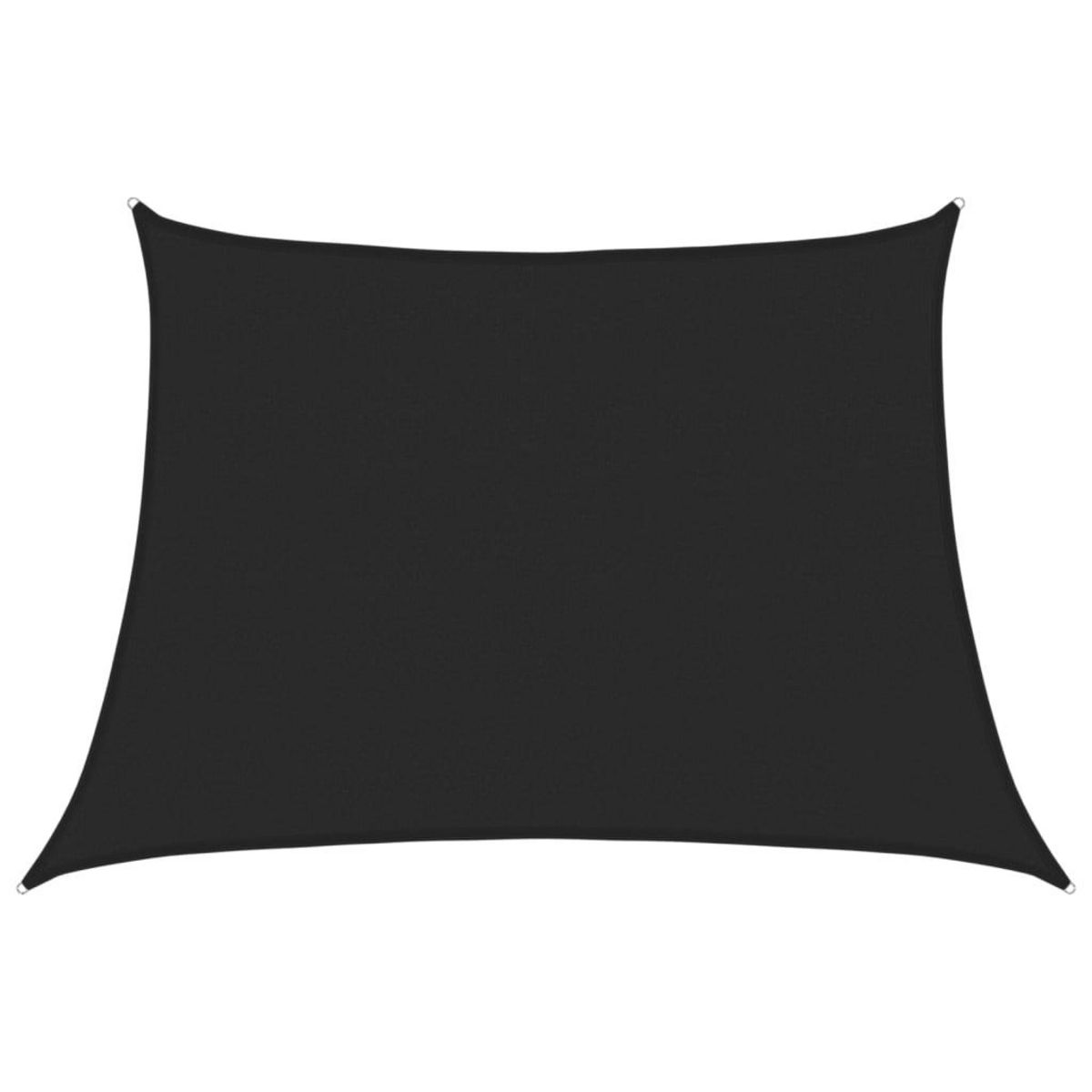 VIDAXL Voile d'ombrage 160 g/m^2 Noir 4/5x3 m PEHD