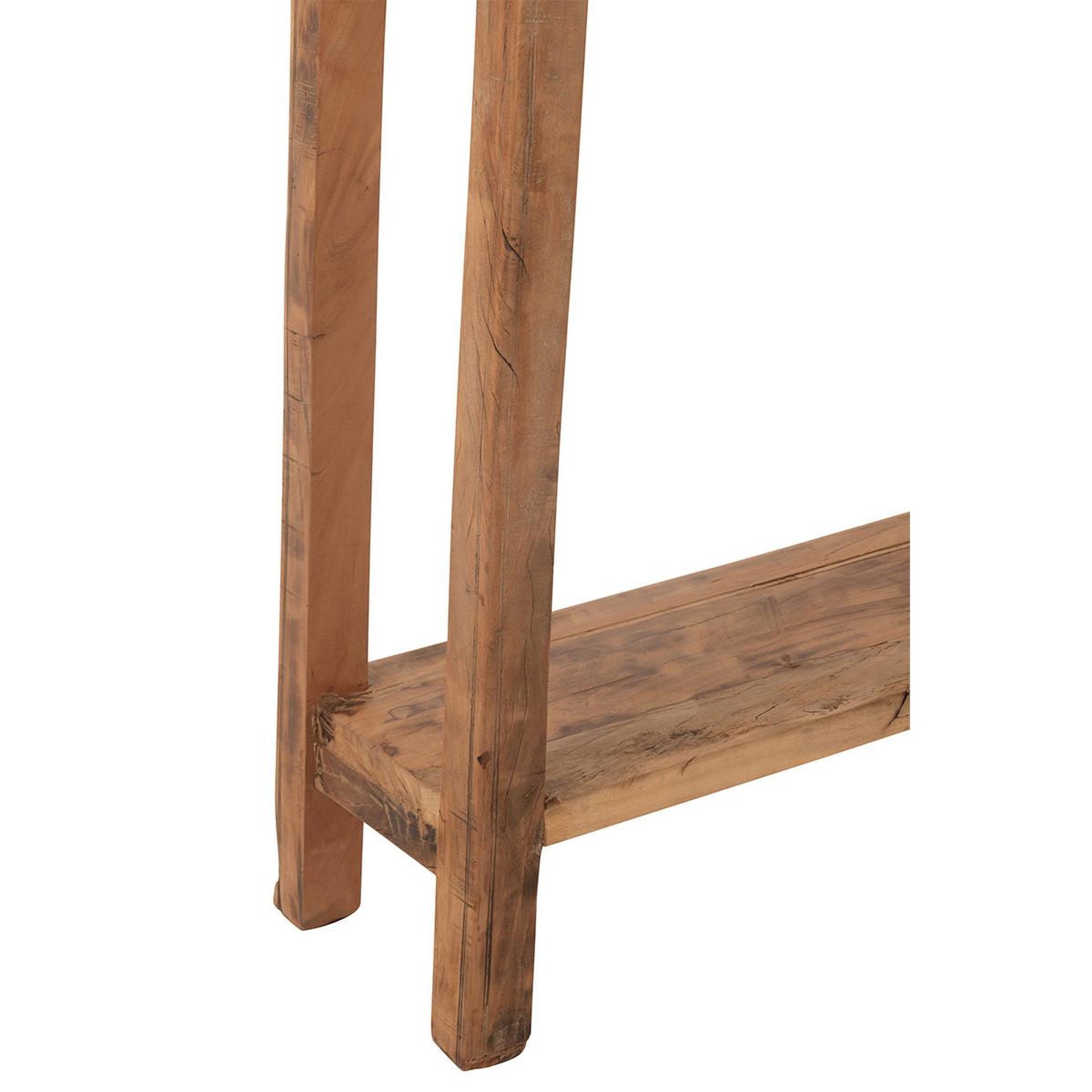 Voir la diapositive 6 : J-LINE Console en bois recyclé  matilda  120cm naturel