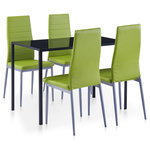 VIDAXL Mobilier de salle a manger 5 pcs Vert
