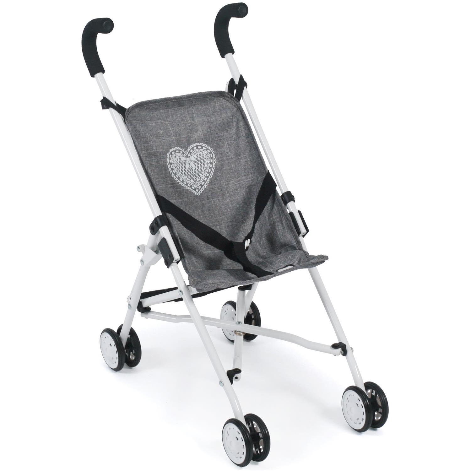 Bayer Chic 2000 Mini-buggy Roma Jean Gris Pour Poupée