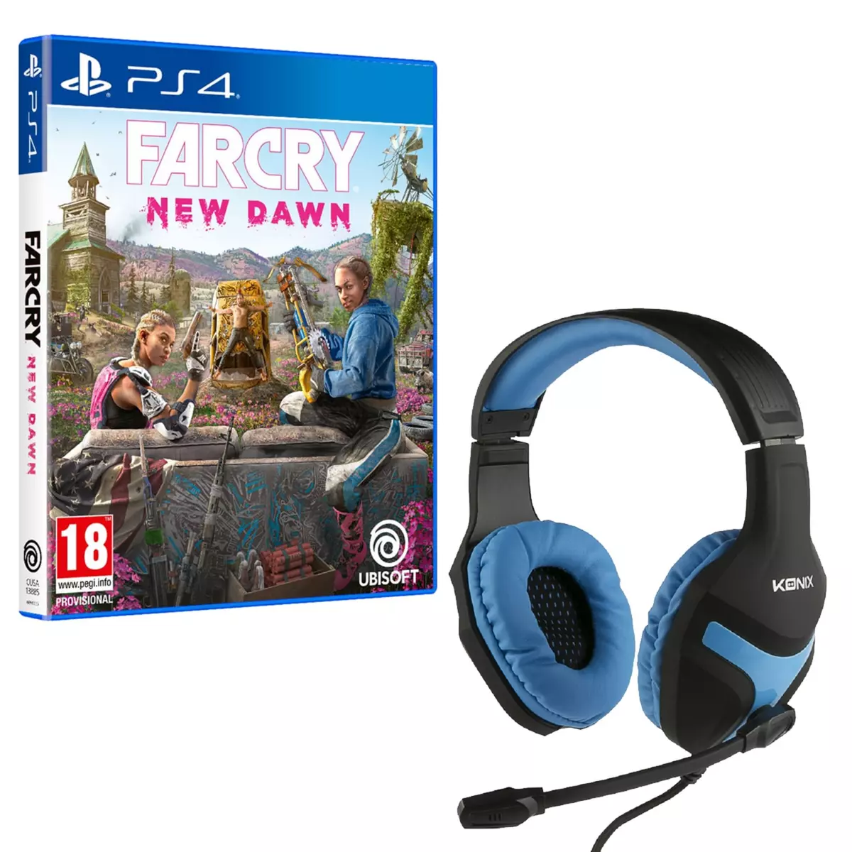 Casque Gamer Filaire Nemesis PS4 + Far Cry New Dawn PS4