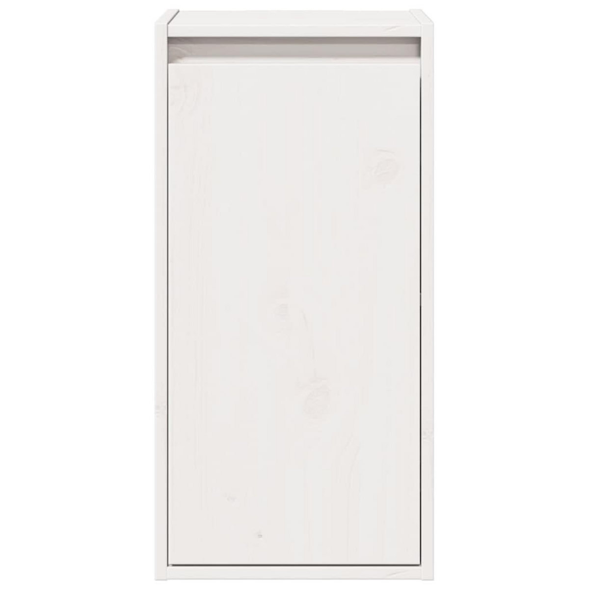 VIDAXL Armoires murales 2 pcs Blanc 30x30x60 cm Bois de pin massif
