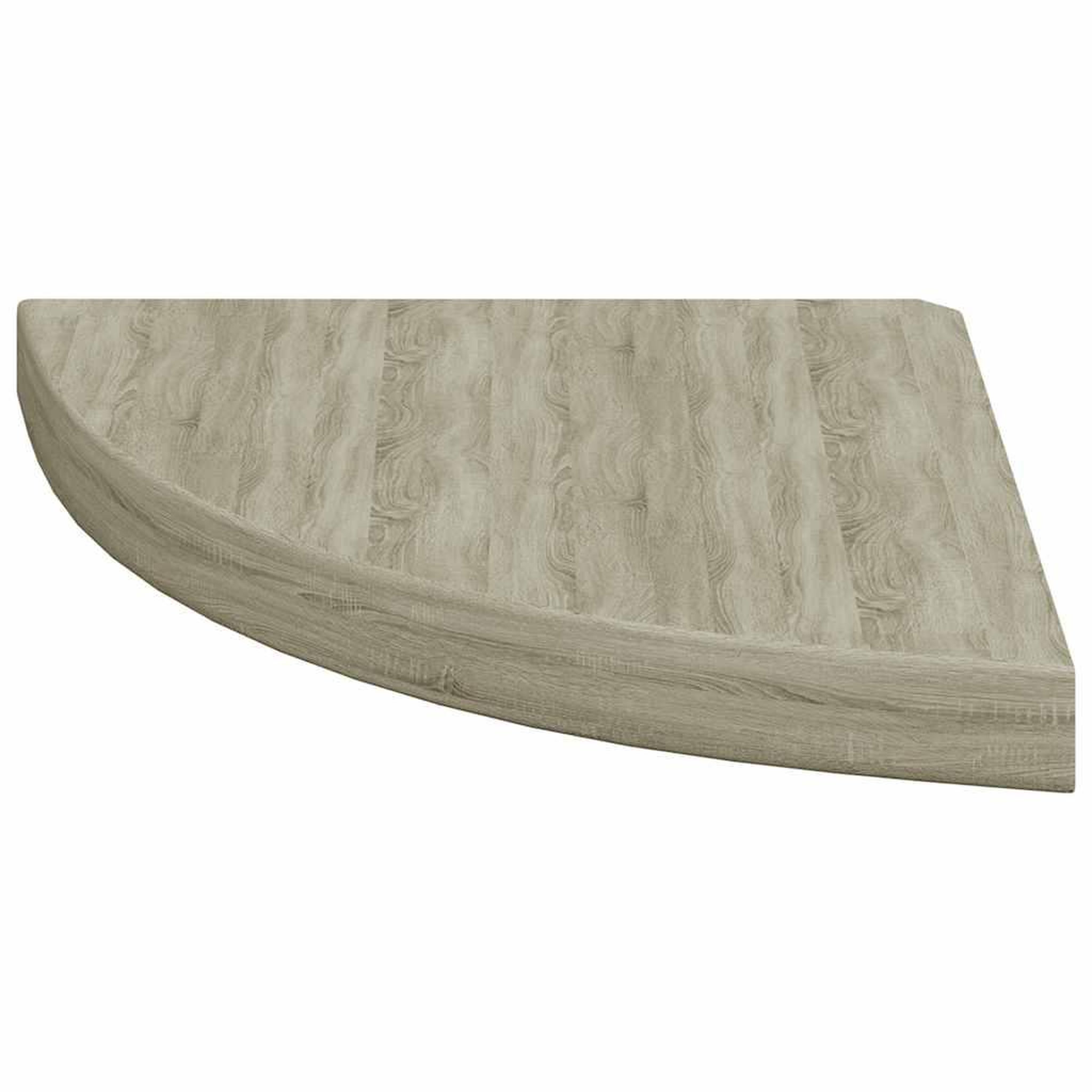 Voir la diapositive 5 : VIDAXL Etagere d'angle flottante chene 35x35x3,8 cm mdf