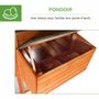 Voir la diapositive 6 : PAWHUT Poulailler cottage cage à poules sur pied dim. 168L x 110l x 101H cm multi-équipement bois sapin lasuré