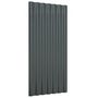 Voir la diapositive 3 : VIDAXL Panneaux de toiture 36 pcs Acier Anthracite 80x36 cm