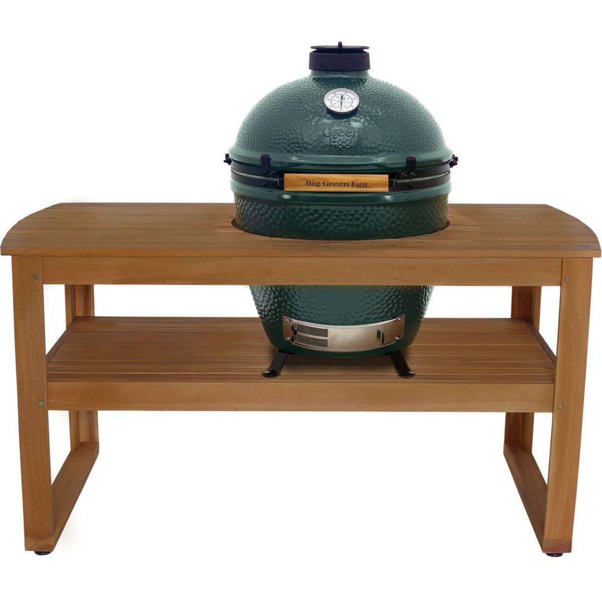 BIG GREEN EGG Support barbecue eucalyptus large sans roue